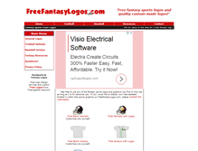 Tablet Screenshot of freefantasylogos.com